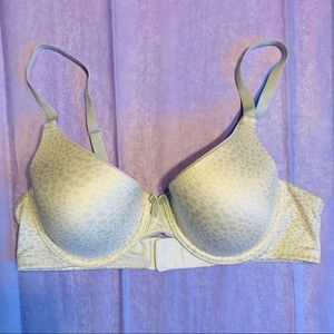 Maidenform Comfort Devotion White Pattern Bra 36C